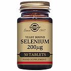 Solgar Selenium Yeast Bound 200mcg 50 Tablets