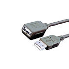 MediaRange USB A - USB A M-F 2.0 1.8m