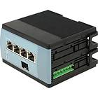 DeLock Gigabit Ethernet Switch 4 Port + 1 SFP DIN-rail mounting