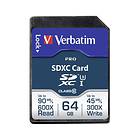 Verbatim Pro SDXC Class 10 UHS-I U3 64GB