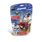 Playmobil Pirates 6163 Pirate avec canon rouge