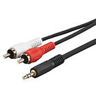 VivoLink 3.5mm - 2RCA 1m