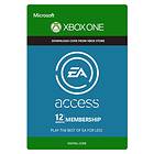 EA Access 12 Months Subscription Card