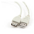 Gembird USB A - USB A M-F 2.0 0,75m