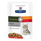 Hills Feline Prescription Diet Metabolic + Urinary Stress 12x0,085kg
