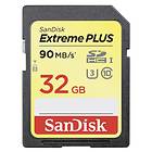 SanDisk Extreme Plus SDHC Class 10 UHS-I U3 90/60MB/s 32GB