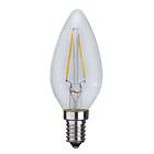 Star Trading Illumination LED Clear Filament Bulb 150lm 2700K E14 2W