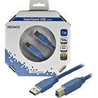 Deltaco Gold USB A - USB B 3.0 1m