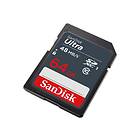 SanDisk Ultra SDXC Class 10 UHS-I U1 48Mo/s 64Go