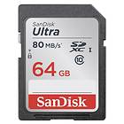 SanDisk Ultra SDXC Class 10 UHS-I U1 80MB/s 64GB