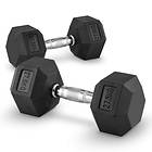 Capital Sports Hexbell Dumbbells 2x27,5kg