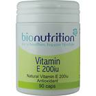 Bio Nutrition Vitamin E 200IU 90 Capsules