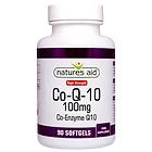 Natures Aid Co-Q-10 100mg 90 Capsules