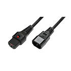 Homestead Lock IEC C14 - IEC C13 2m