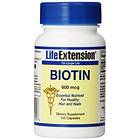 Life Extension Biotin 600mcg 100 Capsules