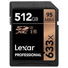 Lexar Professional SDXC Class 10 UHS-I U3 633x 512GB