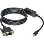 Tripp Lite DVI-D Single Link - DisplayPort Mini 1,8m