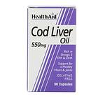 HealthAid Cod Liver Oil 550mg 90 Kapslar
