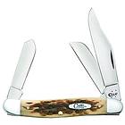 Case Knives Large Stockman Amber Bone