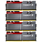 G.Skill Trident Z Silver/Red DDR4 3200MHz 4x4GB (F4-3200C16Q-16GTZ)