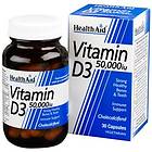 HealthAid Vitamin D3 50000IU 30 Capsules