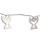 Star Trading Light Chain With Wooden Angels 10L (1,35m)
