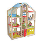 Melissa & Doug Hi-Rise Wooden Dollhouse and Furniture Set (2462)