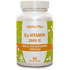 Alpha Plus D3-Vitamin 3000IU 60 Kapslar