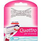 Wilkinson Sword Quattro For Women 6-pack