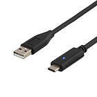Deltaco USB A - USB C 2.0 1,5m