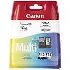 Canon PG-540XL (Sort) + CL-541XL (3-farve)