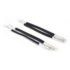 Tellurium Q Silver Diamond Jumpers 2Spade - 2Spade (pair)