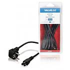 Valueline CEE 7/7 (angled) - IEC C5 3m