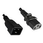 MicroConnect IEC C20 - IEC C13 1m