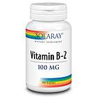 Solaray B2-vitamin 100 Kapslar