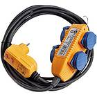 Brennenstuhl RCD Powerblock 4-Way 5m