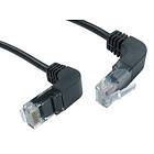 Cables Direct UTP Cat5e RJ45 - RJ45 (2x angled) 1m