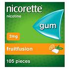 Nicorette Gum Fruit Fusion 2mg 105pcs