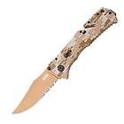 SOG Trident Clip Point Copper TiNi Part.Serrated