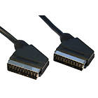 Cables Direct Gold Scart - Scart 2m