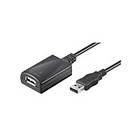 M-CAB Active USB A - USB A M-F 2.0 5m