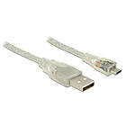 DeLock USB A - USB Micro-B 2.0 0,5m