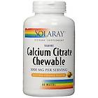 Solaray Calcium Citrate 60 Chewable Tabletter