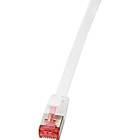 LogiLink Flat SlimLine U/FTP Cat6 RJ45 - RJ45 0,25m