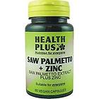 Health Plus Saw Palmetto & Zinc 60 Capsules