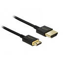 DeLock Slim Premium 18Gbps HDMI - HDMI Mini High Speed with Ethernet 1m