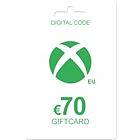 Microsoft Xbox Gift Card - 70 EUR