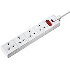 Masterplug Permaplug Heavy Duty 4-Way 2m