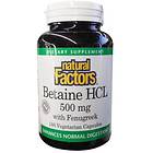 Natural Factors Betaine Hydrochloride 180 Capsules