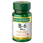 Nature's Bounty Vitamin B6 100mg 100 Tablets